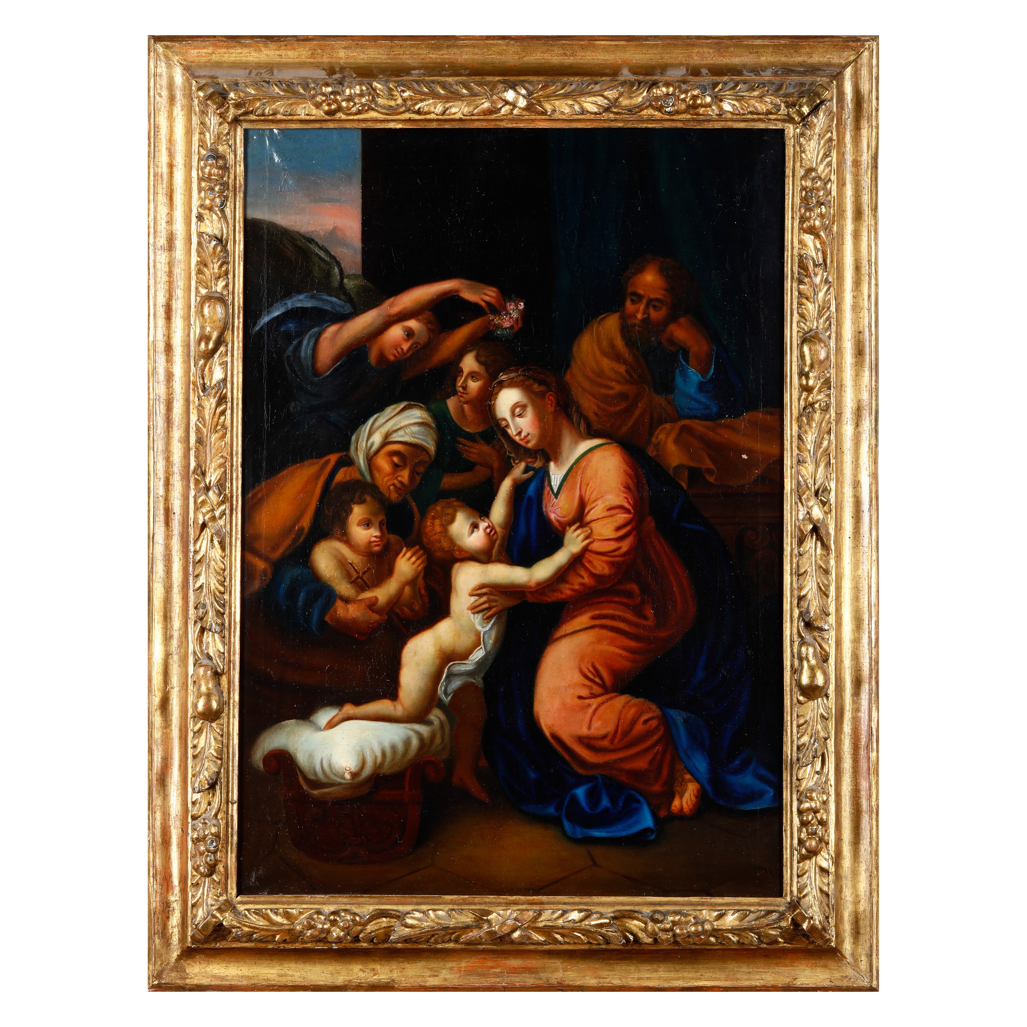 Raffaello Sanzio - Sacra Famiglia con San Giovannino e Santa Elisabetta