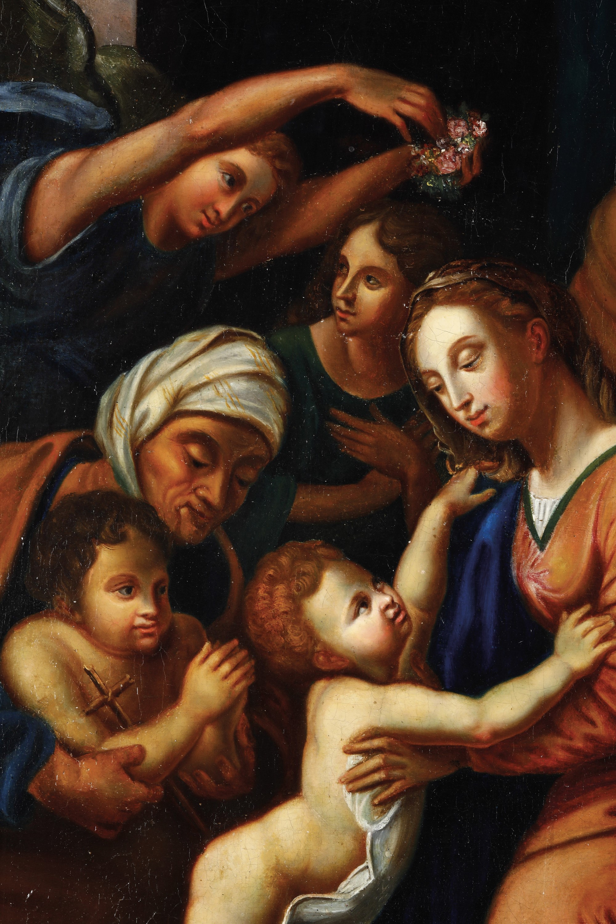 Raffaello Sanzio - Sacra Famiglia con San Giovannino e Santa Elisabetta