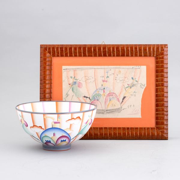 Gio Ponti - Richard Ginori, Sesto Fiorentino 1985 Il pellegrino di Montesanto