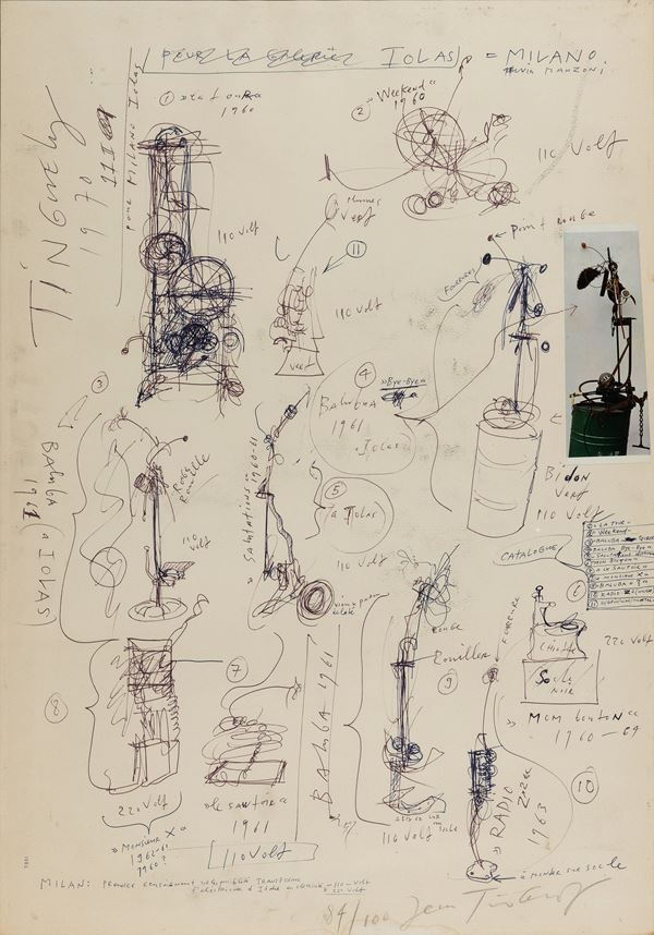 Jean Tinguely - Senza titolo