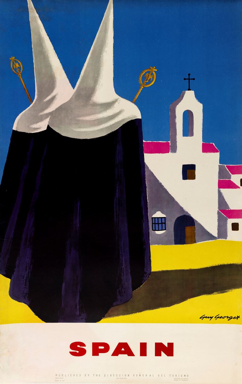 Georget Guy : Spain  - Auction Vintage Posters and Collectible - Cambi Casa d'Aste