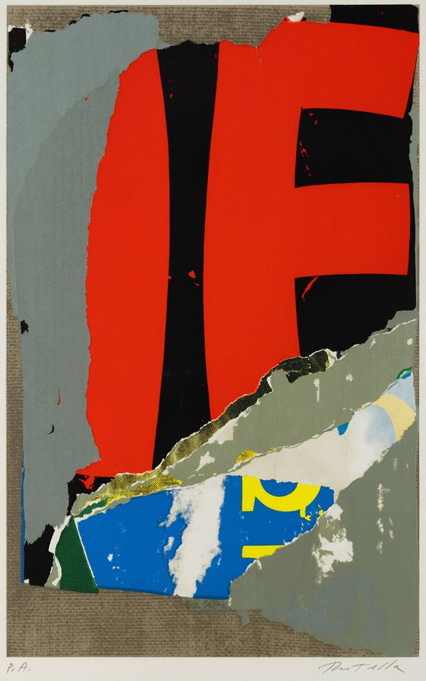 Mimmo Rotella - Senza titolo