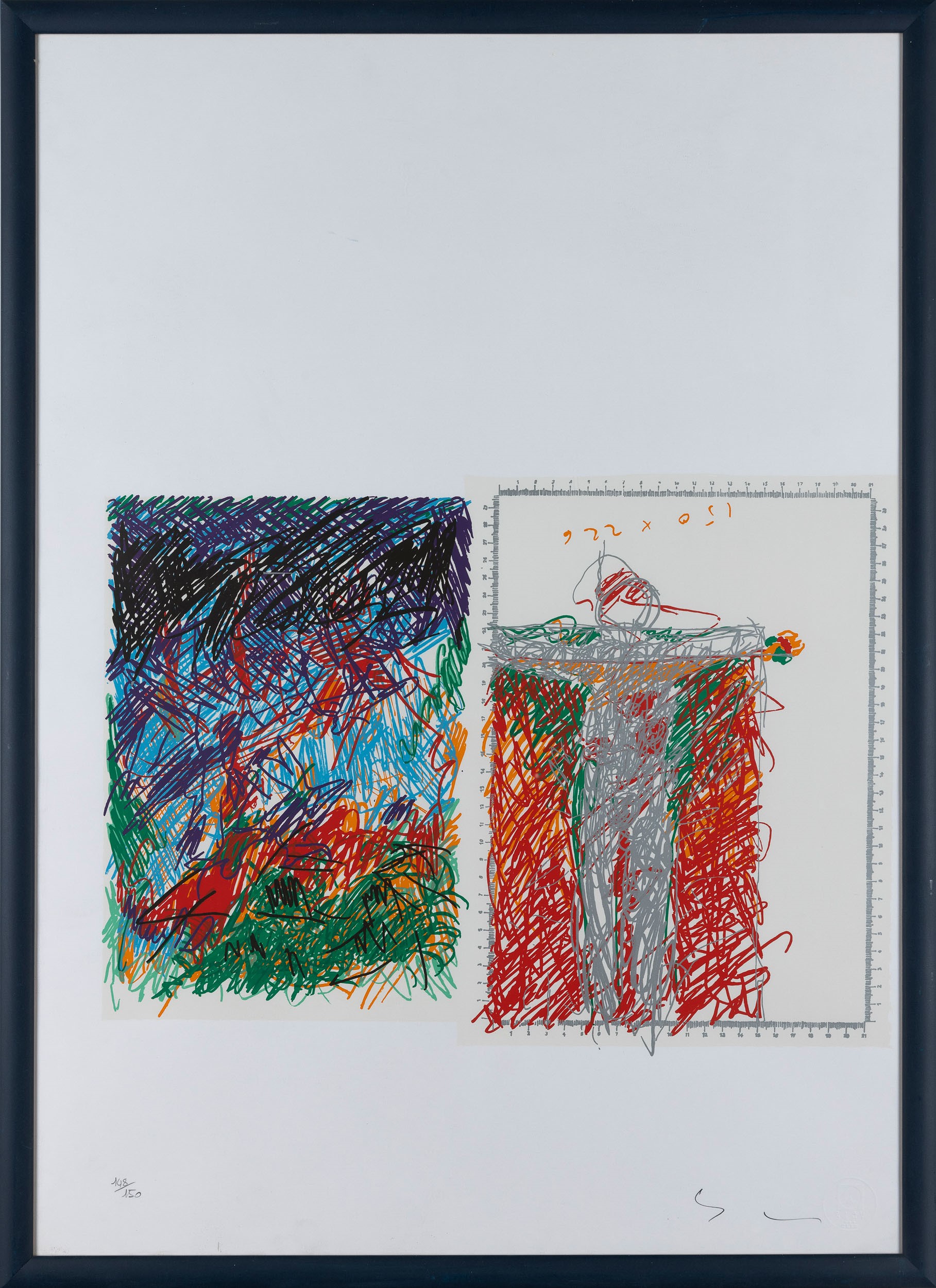 Mario Schifano - Senza titolo (serigrafia)
