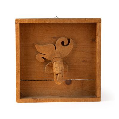 Senza titolo, multiplo in legno