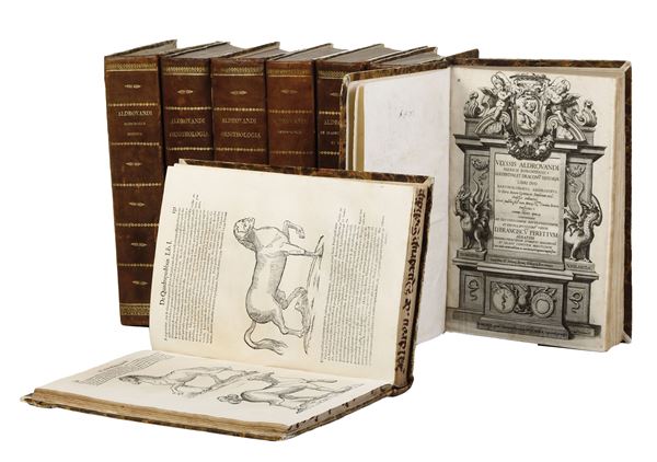 Aldrovandi Ulisse (1522-1605) Raccolta di opere di scienze naturali