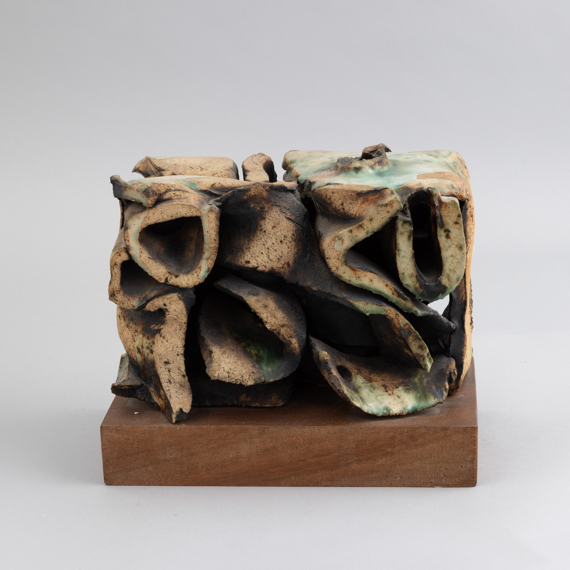Carlos Carlè - Senza titolo, scultura in ceramica policroma