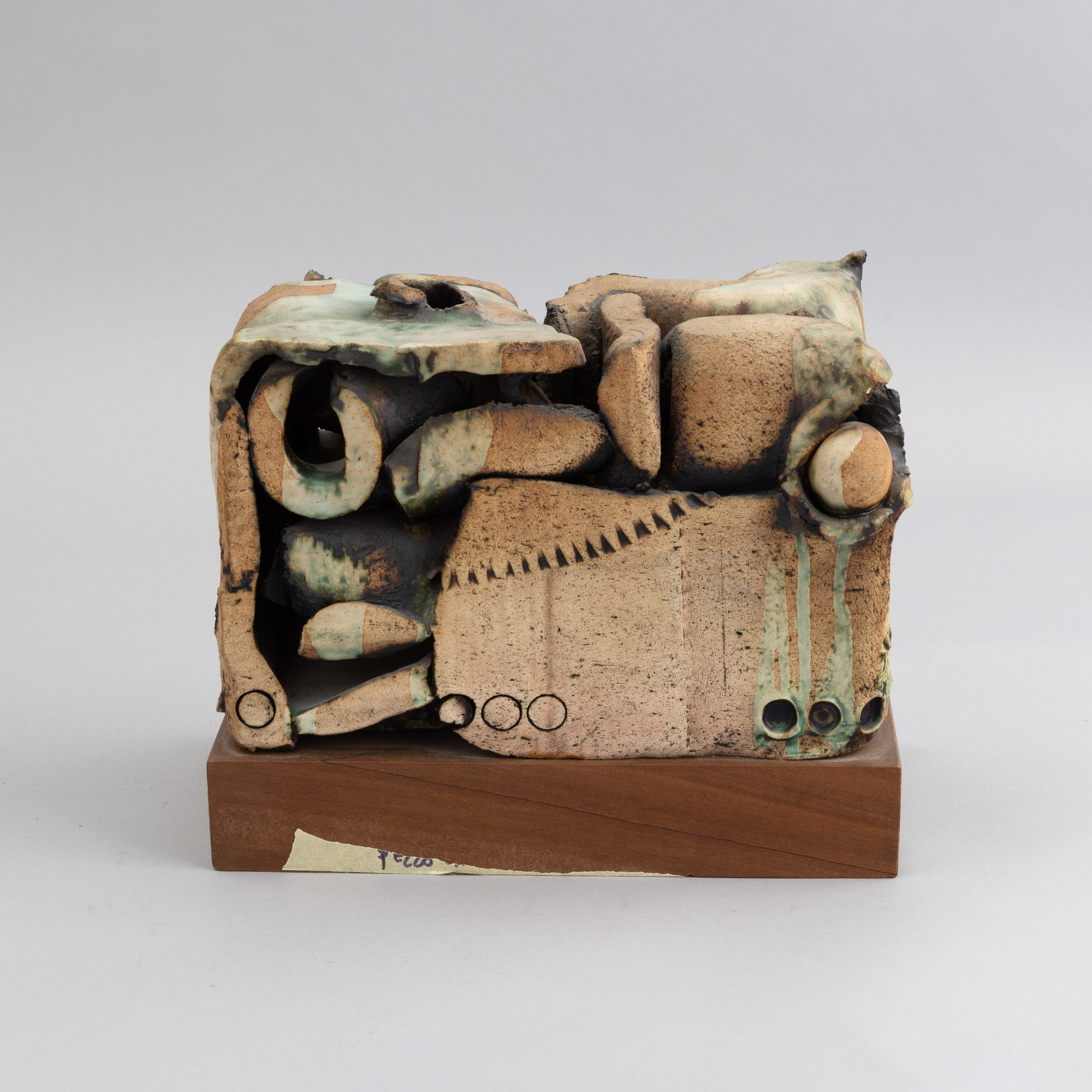 Carlos Carlè - Senza titolo, scultura in ceramica policroma