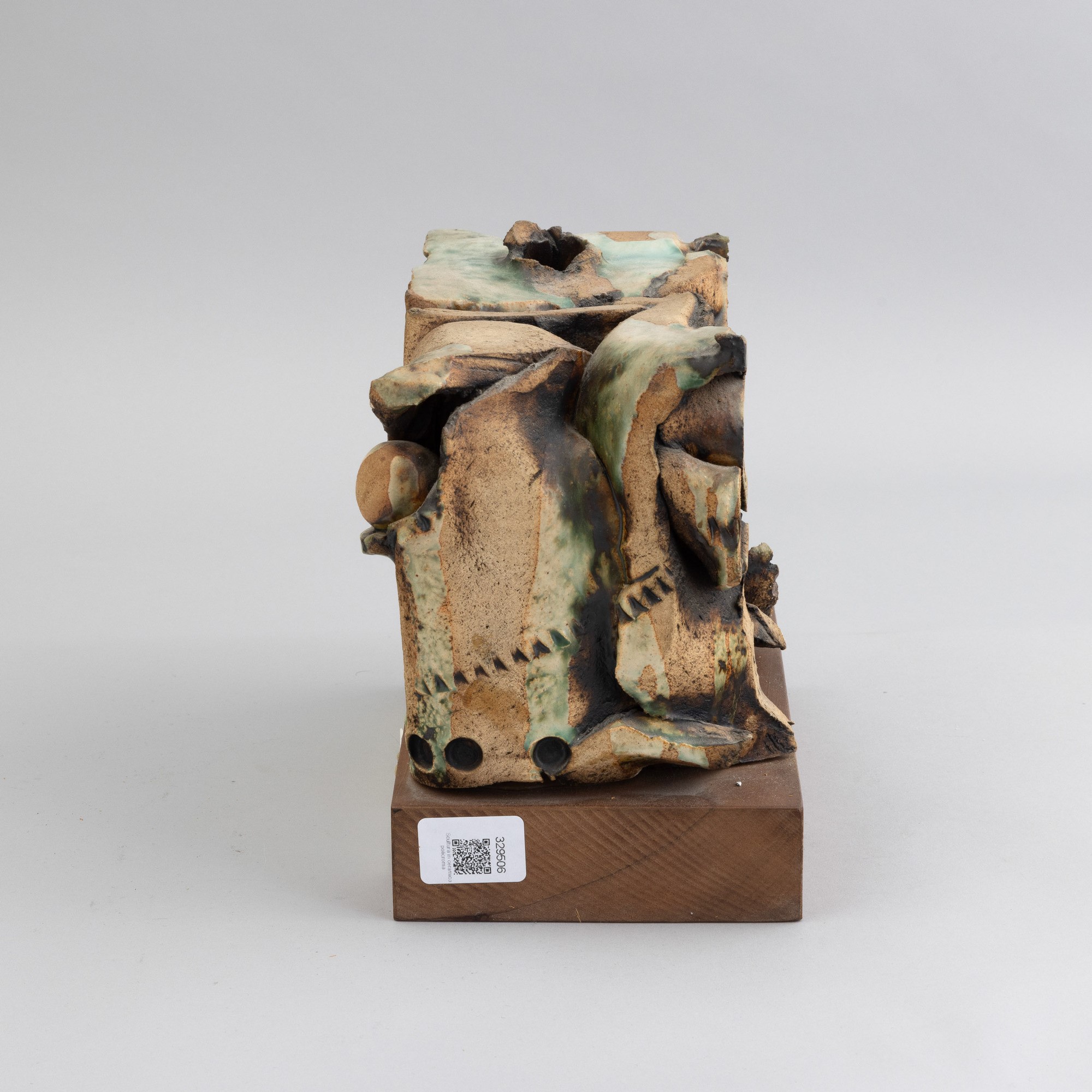 Carlos Carlè - Senza titolo, scultura in ceramica policroma