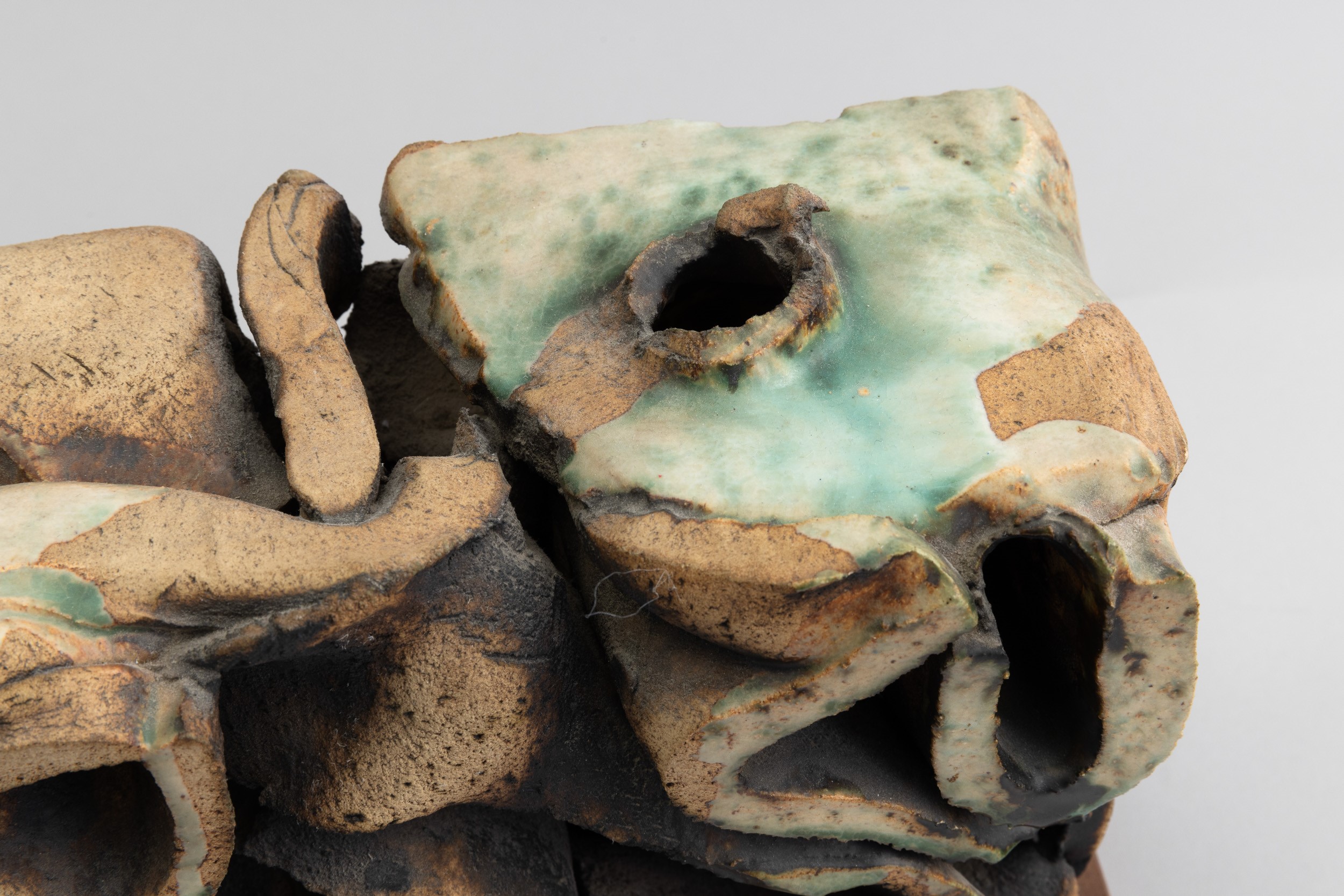 Carlos Carlè - Senza titolo, scultura in ceramica policroma