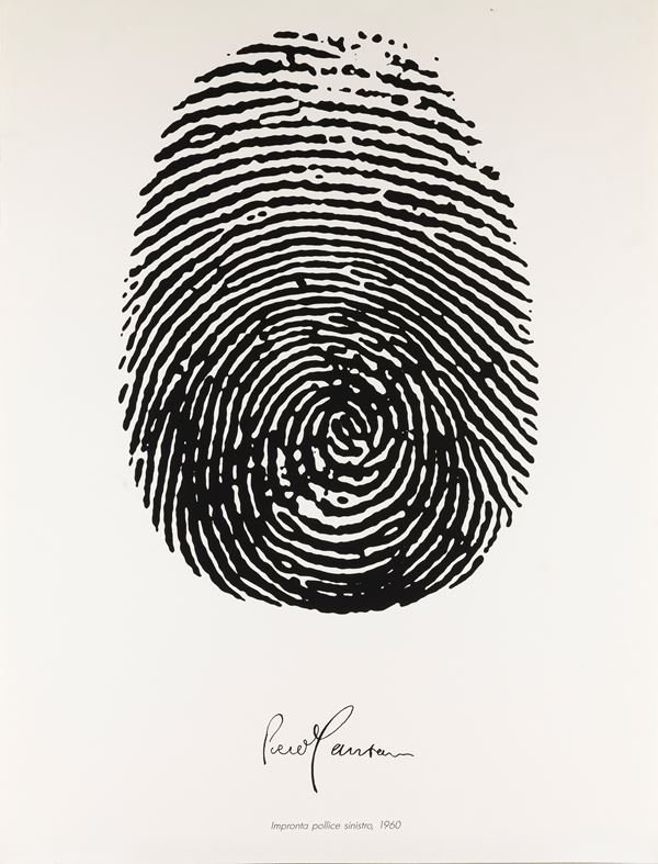 Impronta pollice sinistro