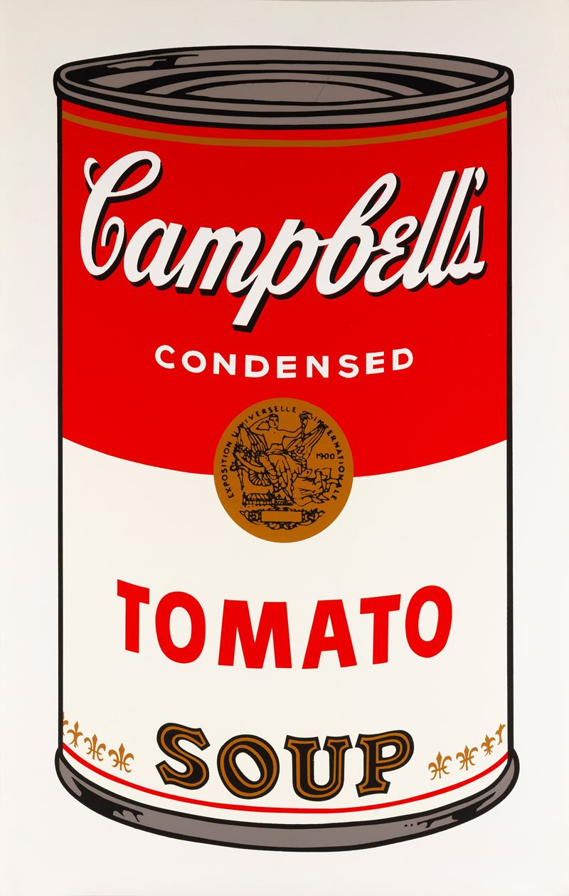 Andy Warhol : Campbell's Tomato Soup  - Asta Manifesti e Collectible - Cambi Casa d'Aste