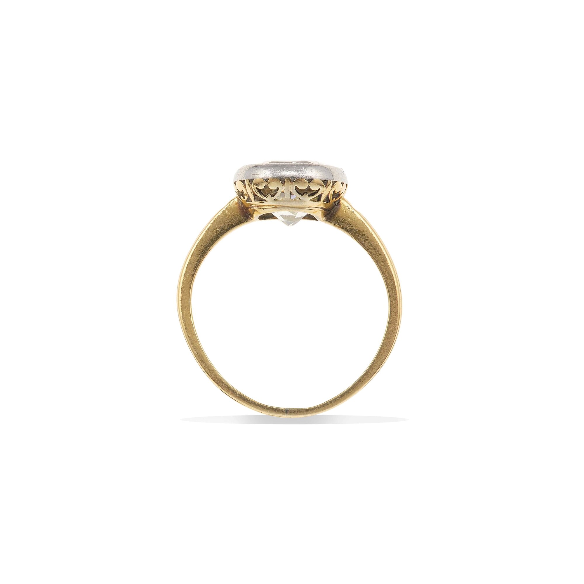 Anello con Diamante Taglio Cuscino di Ct 1.60 Circa