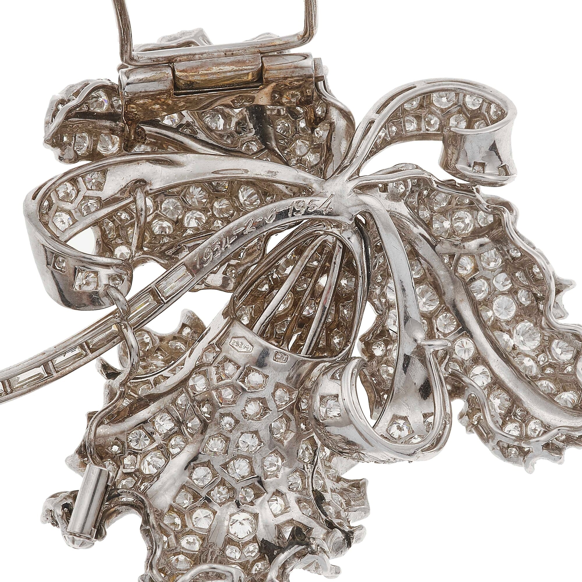 Spilla "fiore" con Diamanti