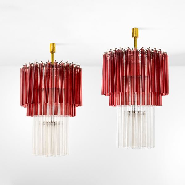 Venini - Due lampade a sospensione