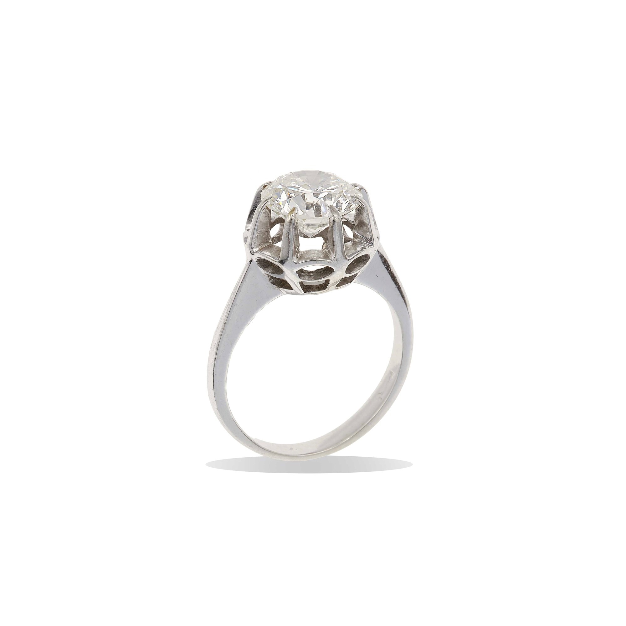 Anello con Diamante Taglio Brillante di Ct 2.30 Circa