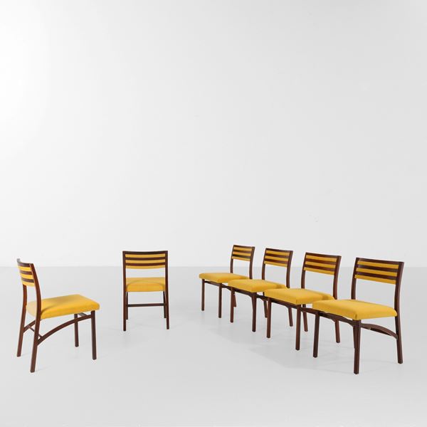 Ico Parisi - Sei sedie mod. 110