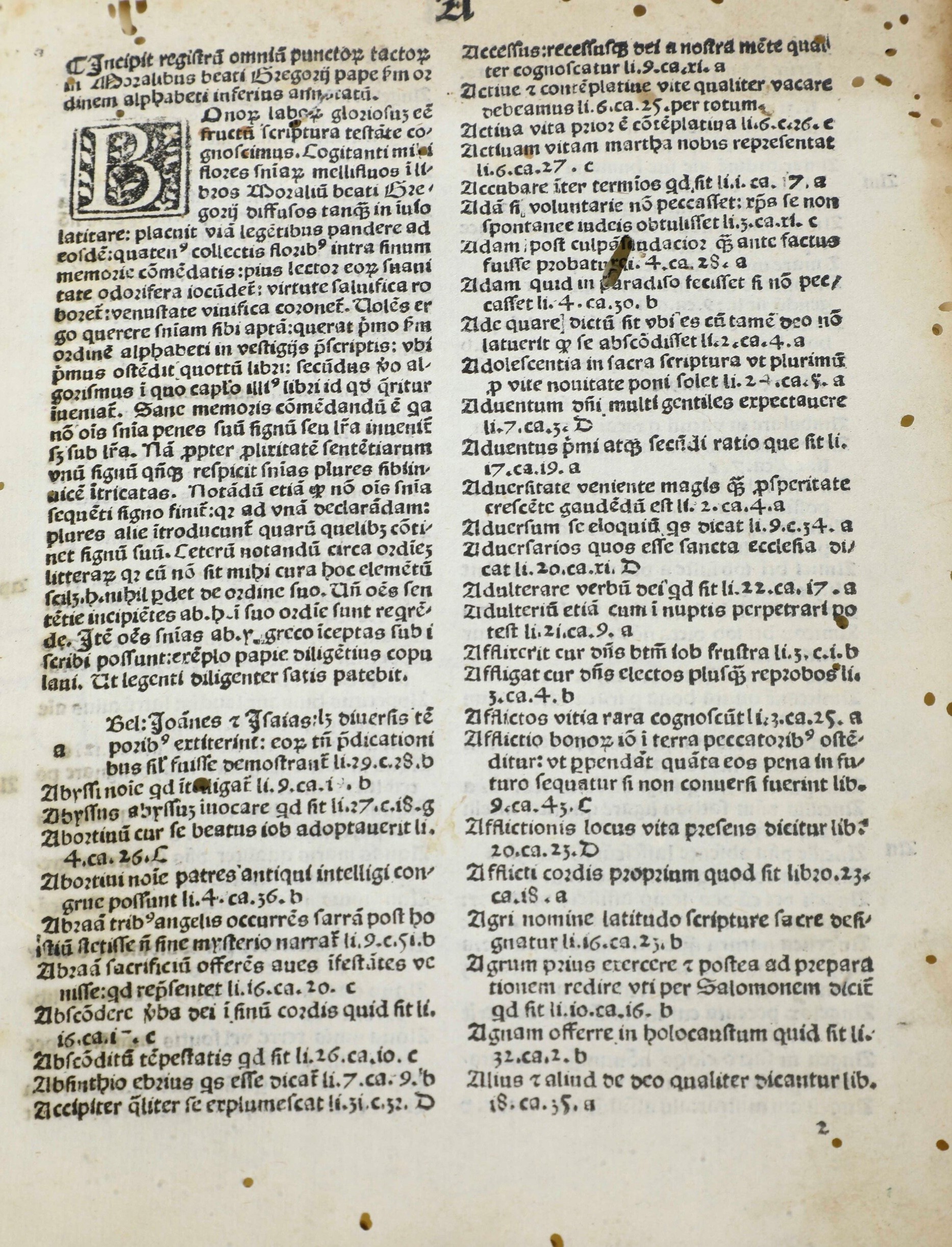 San Gregorio i Papa (540 Circa–604) Moralia Sive Expositio in Jobbrescia, Angelus Britannicus, 2 ...