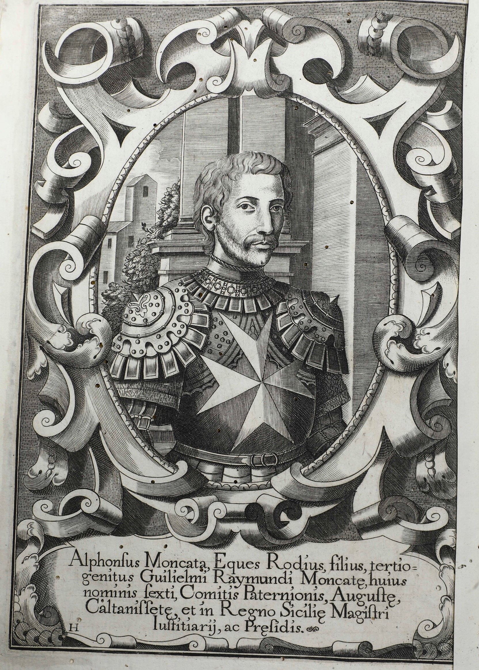 Della Lengueglia Giovanni Agostino, C.r.s. (1608 – 1669) Ritratti della Prosapia Et Heroi Moncada...