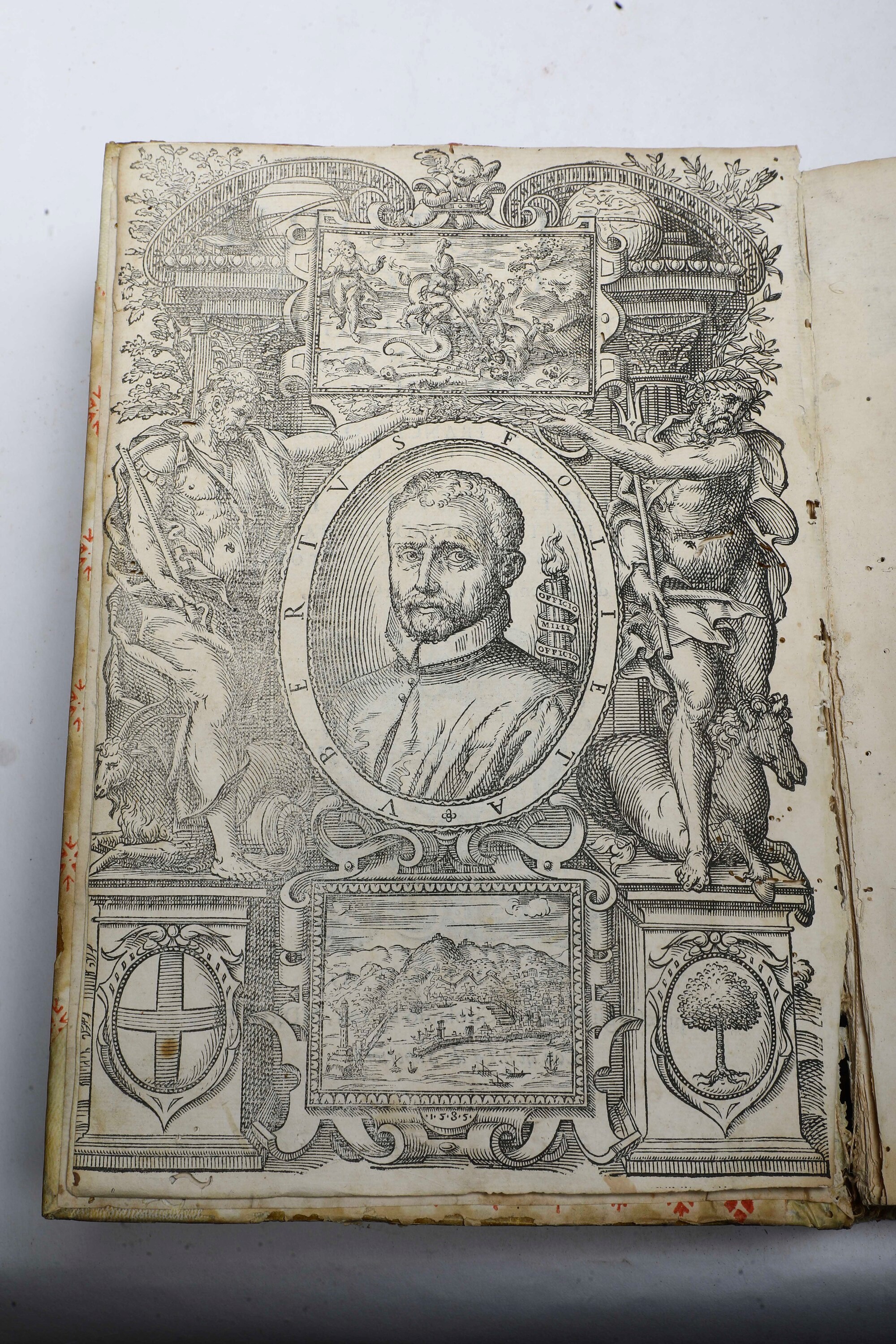 Uberto Foglietta (1518-1581) - Jacopo Bonfadio (1508-1550) Dell’istorie di Genova.. Genova, Barto...