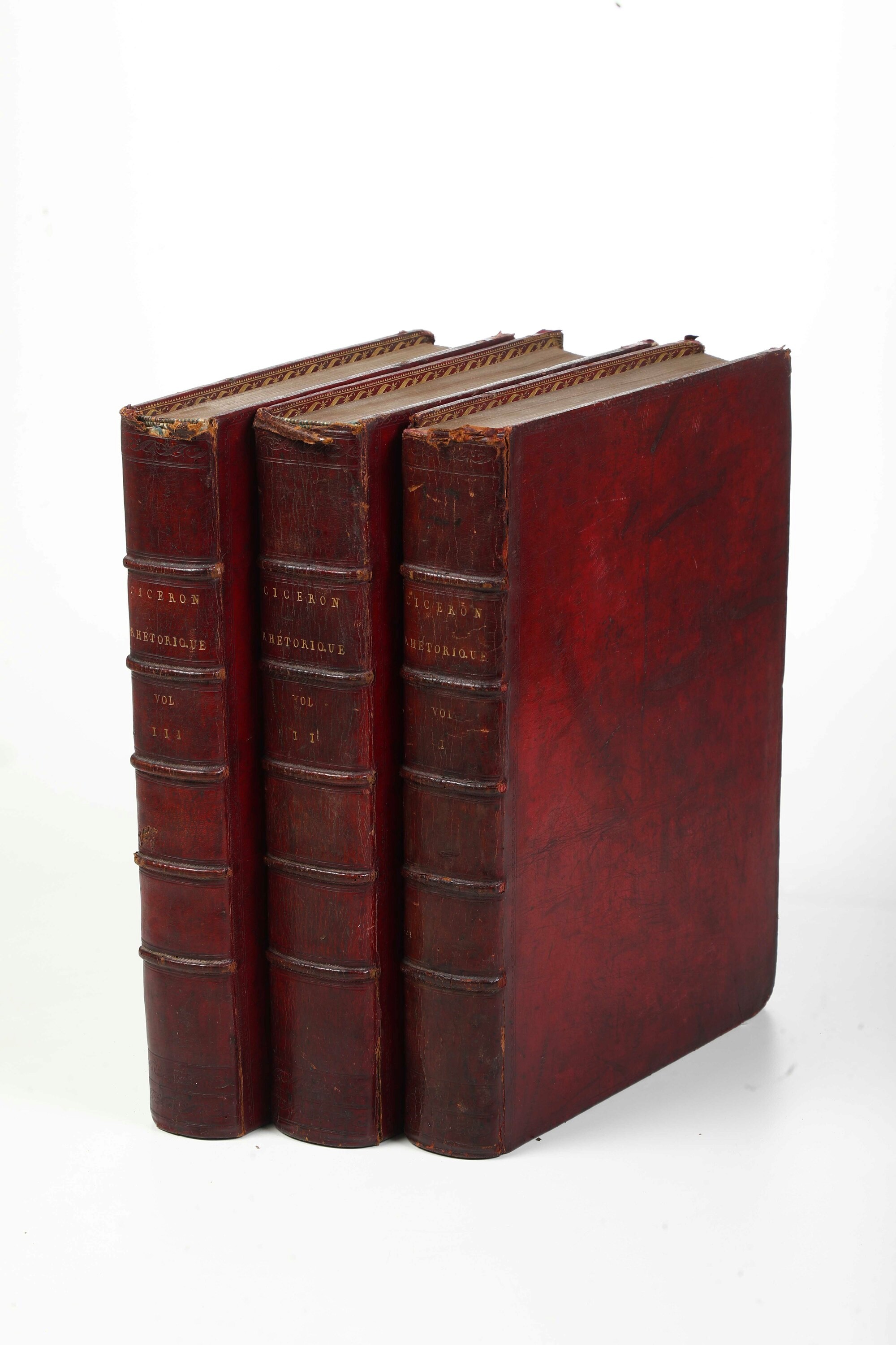 Cicerone Marco Tullio (106-43 a.C.) Oeuvres De Cicéron Tradution Nouvelle...a Paris, Moutarde, 17...