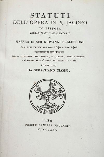 Miscellanea di Opere del Secolo XIX