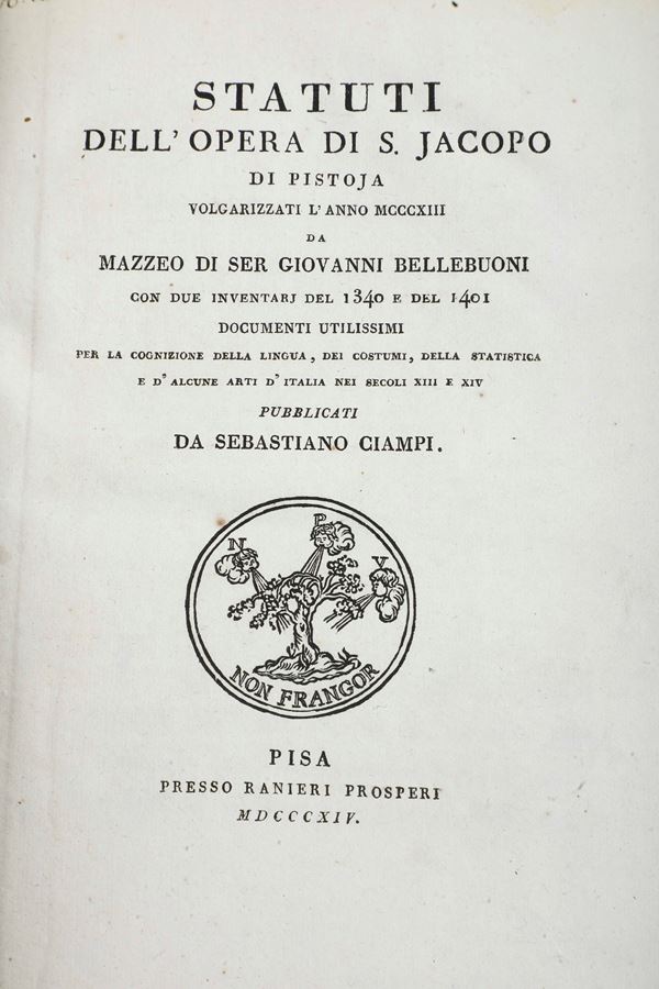 Miscellanea di opere del secolo XIX