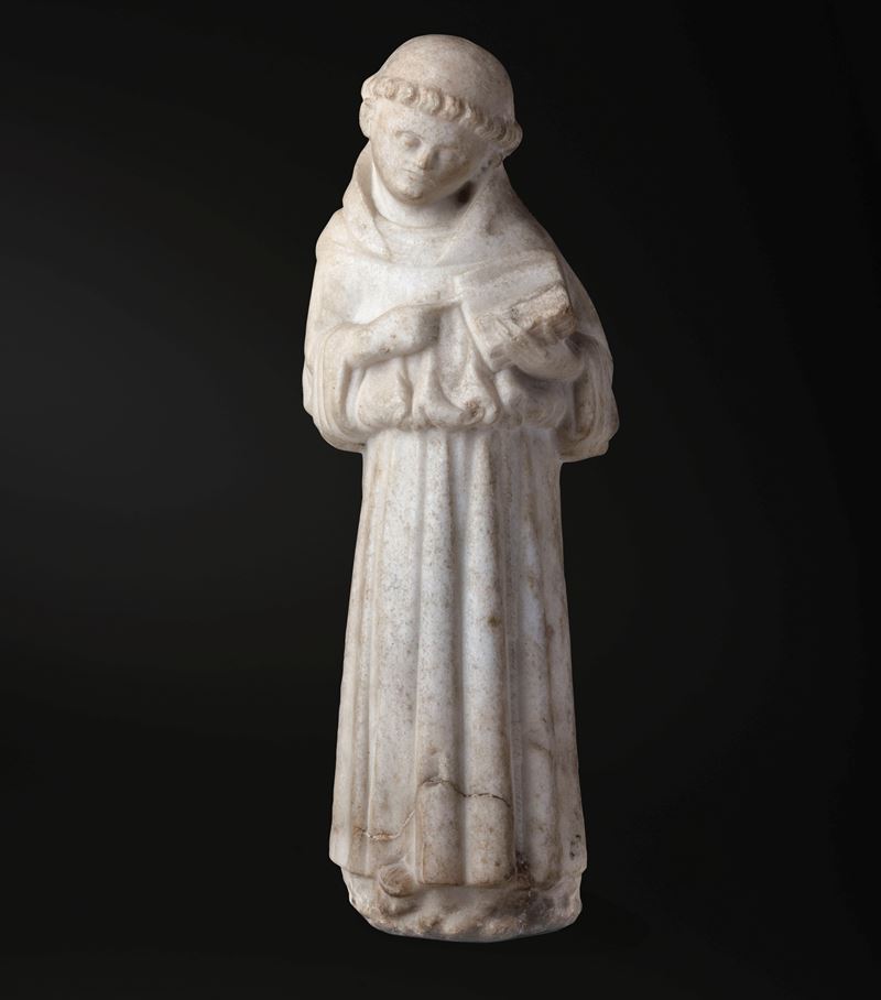 Arte gotica italiana del XIV secolo San Nicola da Tolentino  - Asta Fine Art Selection - Cambi Casa d'Aste