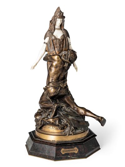 Carthage, detta anche Salambô chez Mâthô, scultura in bronzo e avorio