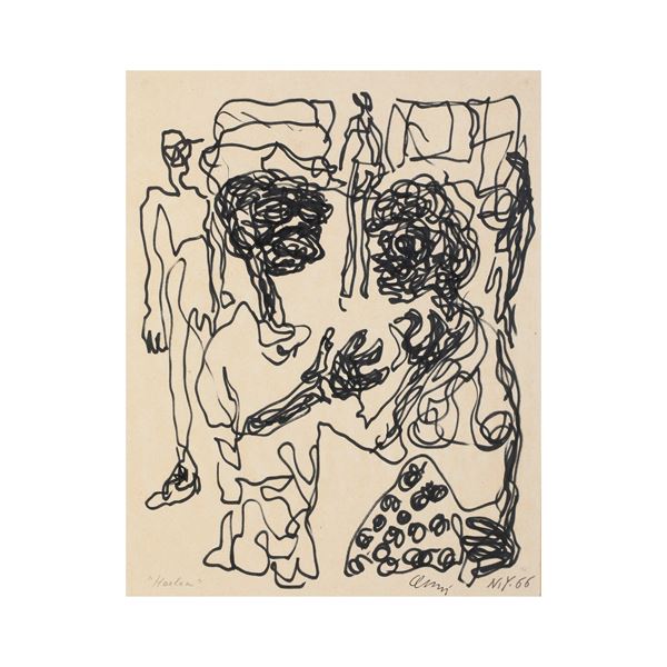 Renato Cenni (1906-1977) Harlem