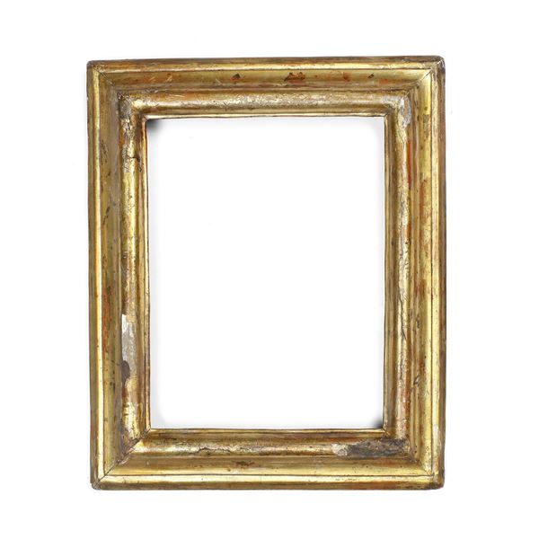 Piccola cornice dorata. XIX-XX secolo