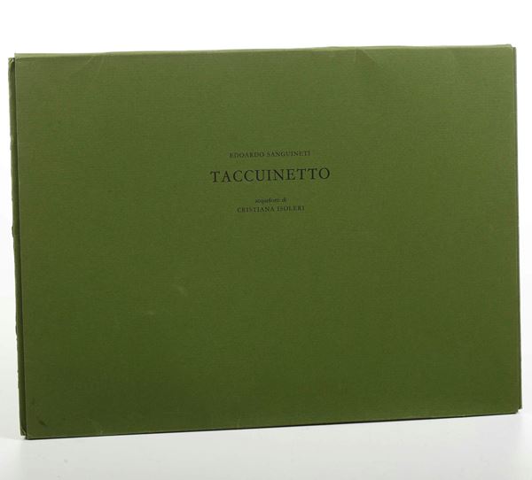 Edoardo Sanguineti (1930-2010) - Cristiana Isoleri (1926) Tacuinetto Milano, Giorgio Upilio, 1998