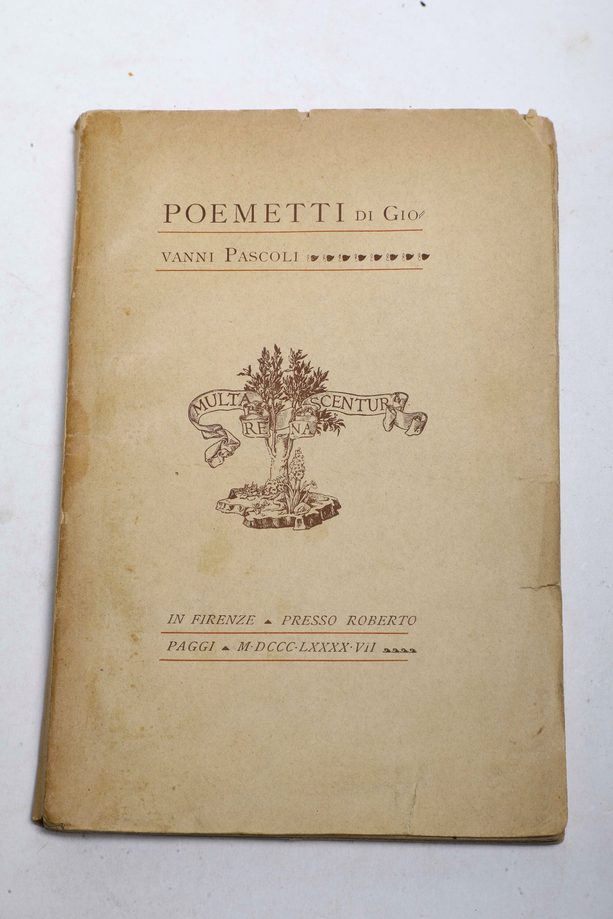 Marinetti Filippo Tommaso (1876-1944) Zang Tumb Tumbmilano, Edizioni Futuriste di "poesia", 1914