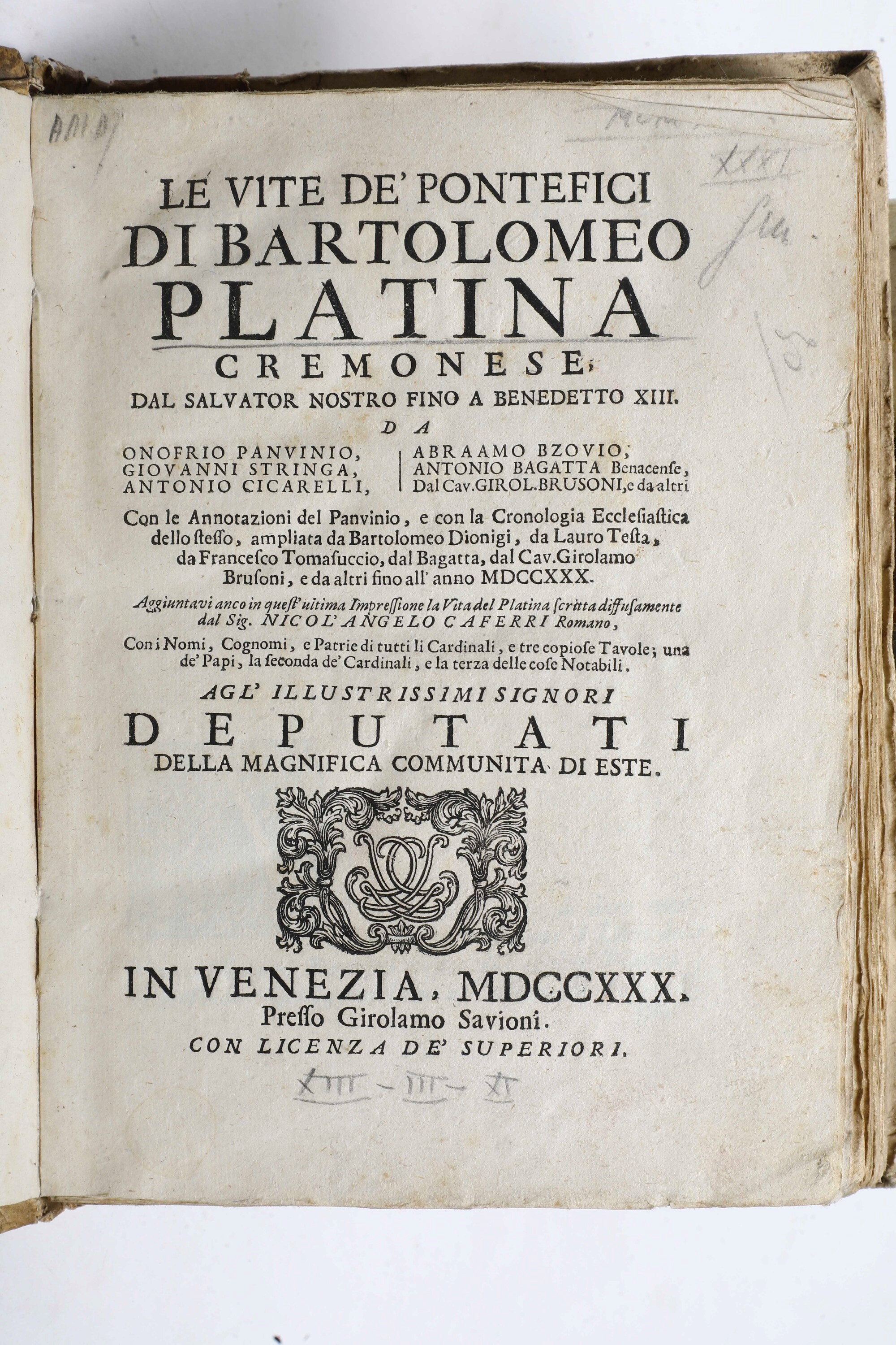 Miscellanea di Edizioni dal XVI al XVIII Secolo