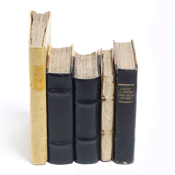 Raccolta di cinque edizioni del XVI-XVII secolo