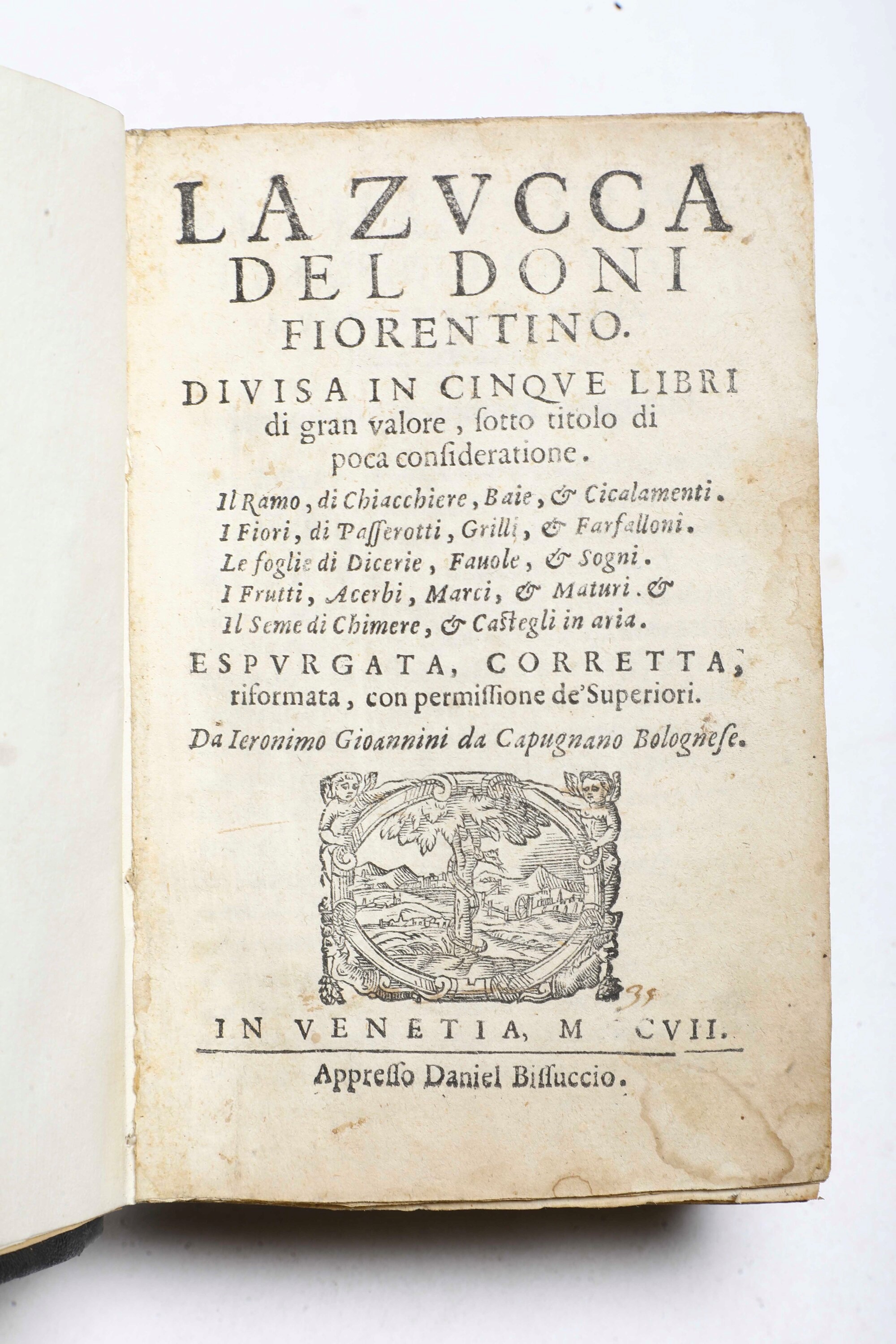 Raccolta di Cinque Edizioni del XVI-XVII Secolo