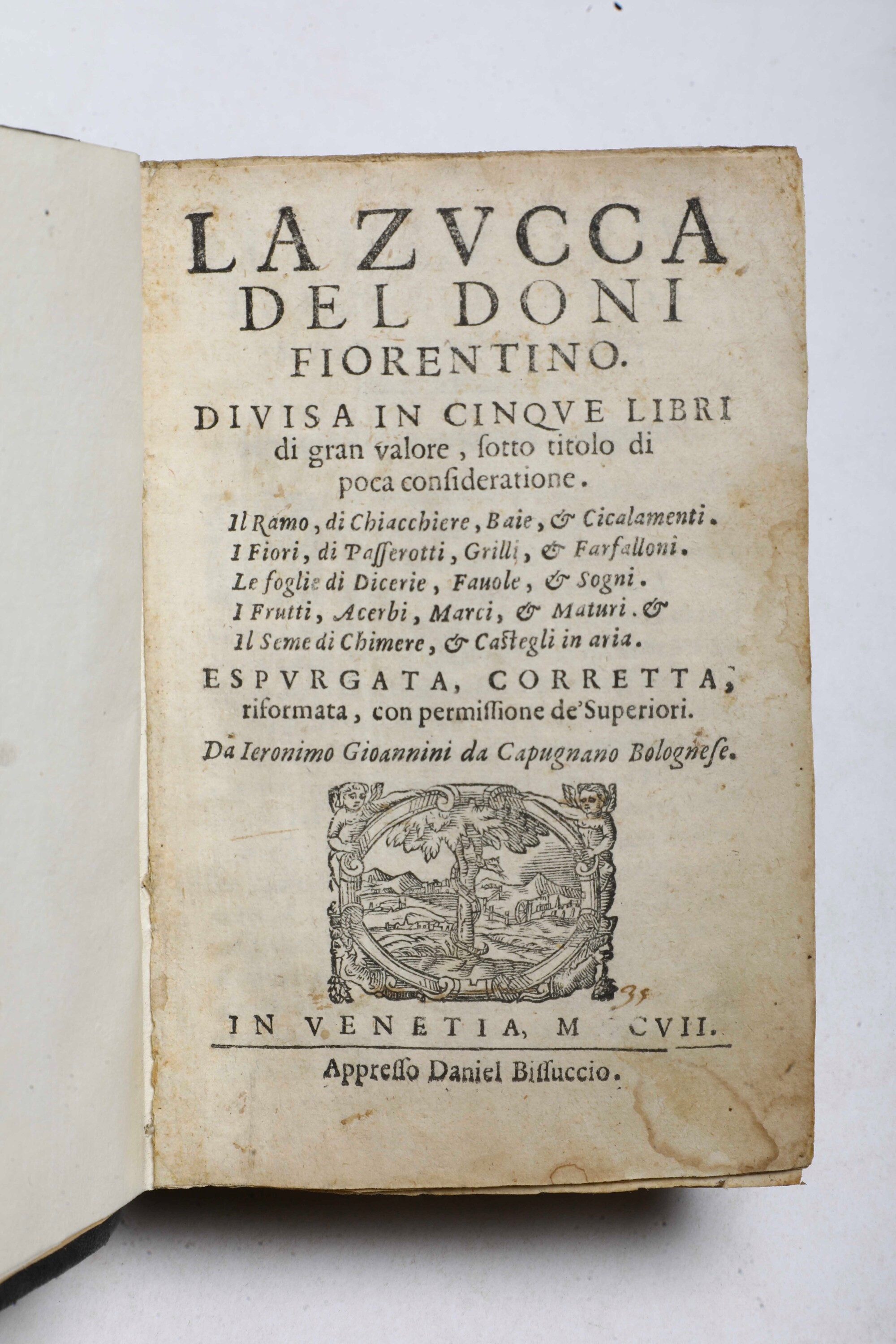Raccolta di Cinque Edizioni del XVI-XVII Secolo