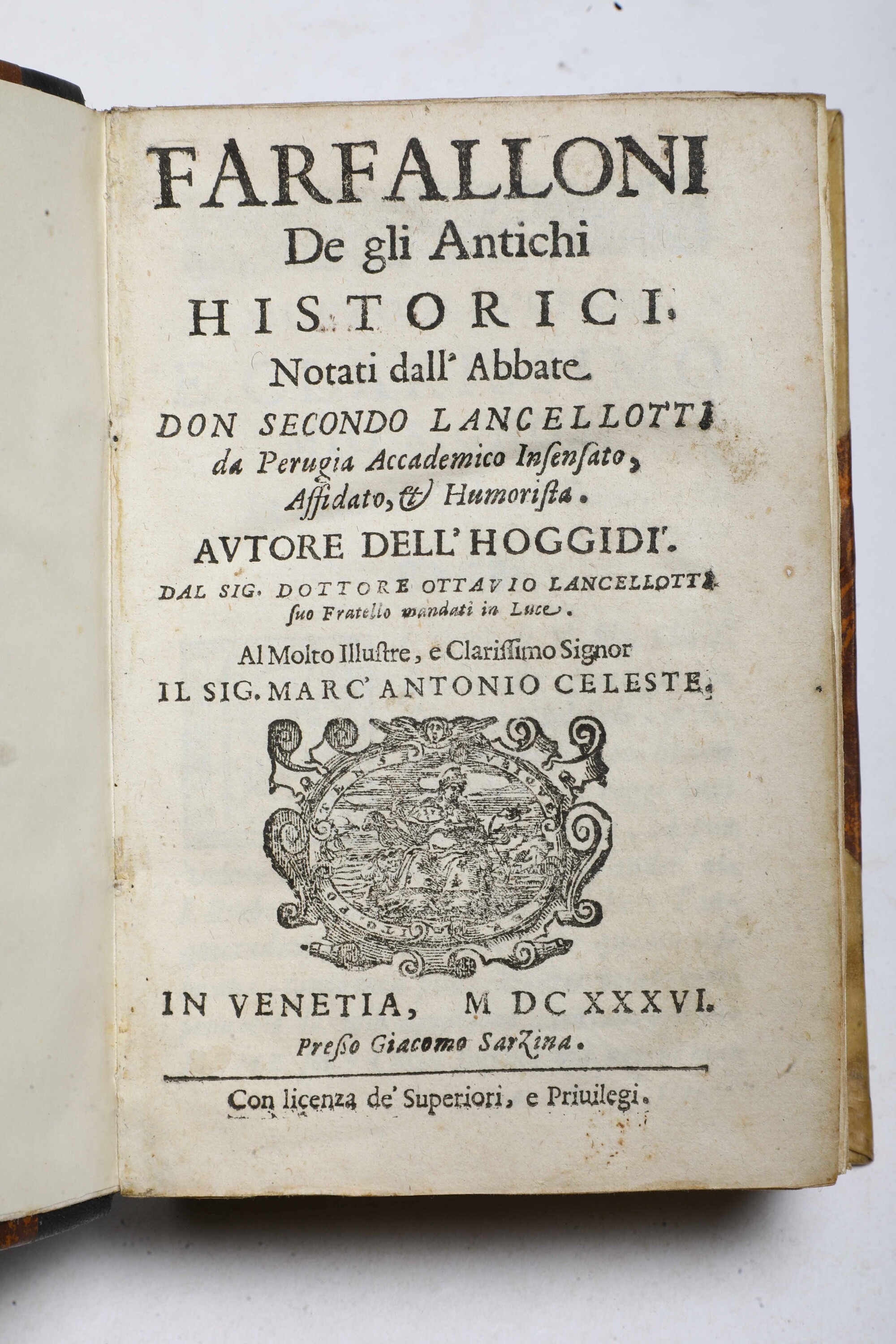 Raccolta di Cinque Edizioni del XVI-XVII Secolo