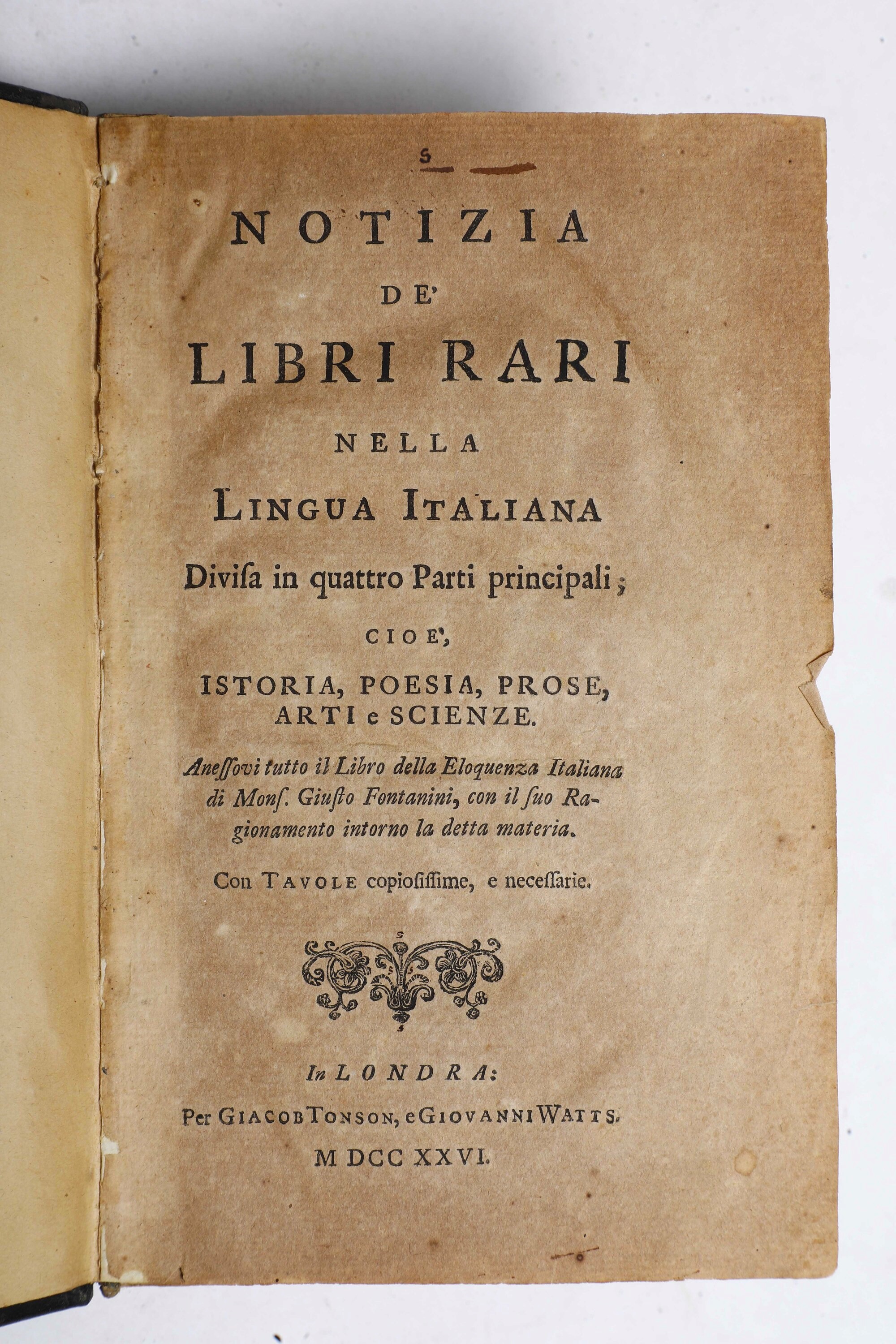 Collezione di Edizioni di Vario Argomento del XVIII-XIX Secolo