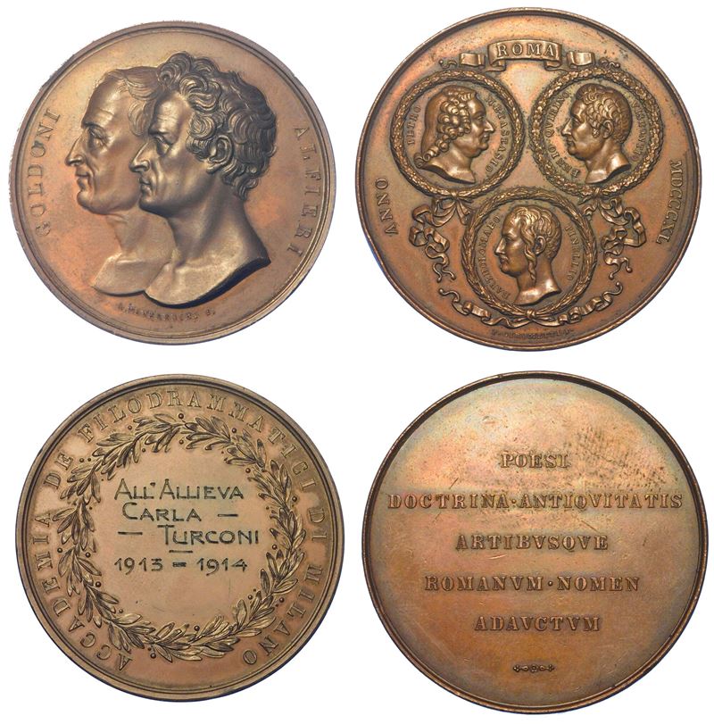 ITALIA. Lotto di due medaglie.  - Auction Numismatics - Medals and popes - II - Cambi Casa d'Aste