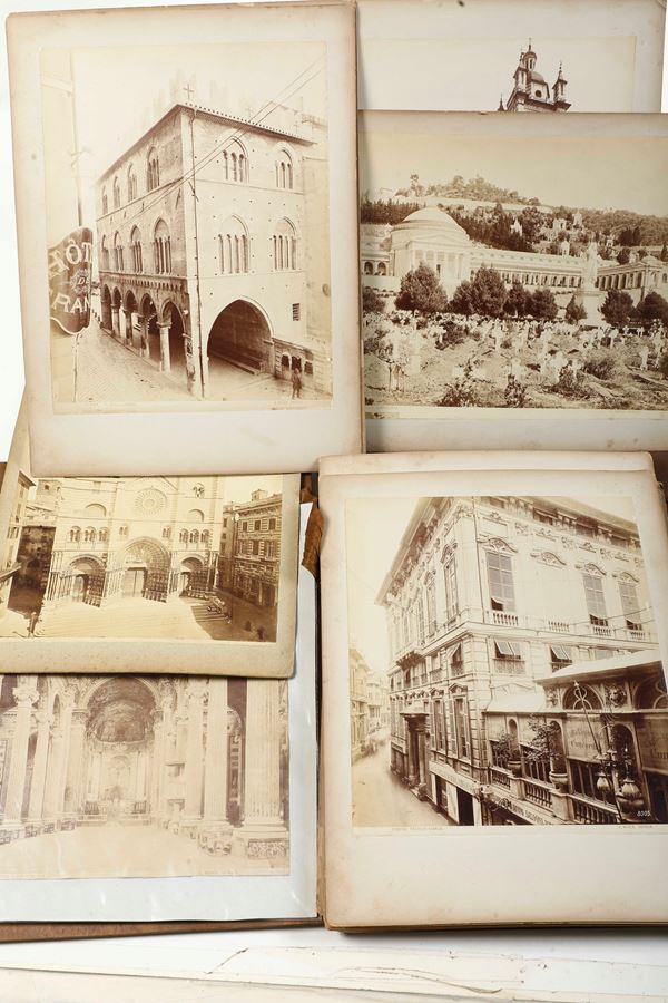Noack Alfred (1833-1895) Album di fotografie di Genova. II metà secolo XIX