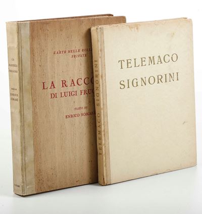 Somarè, Enrico (1889-1953), La raccolta di Luigi Frugone, in-folio, rilegato in mezza pergamena
