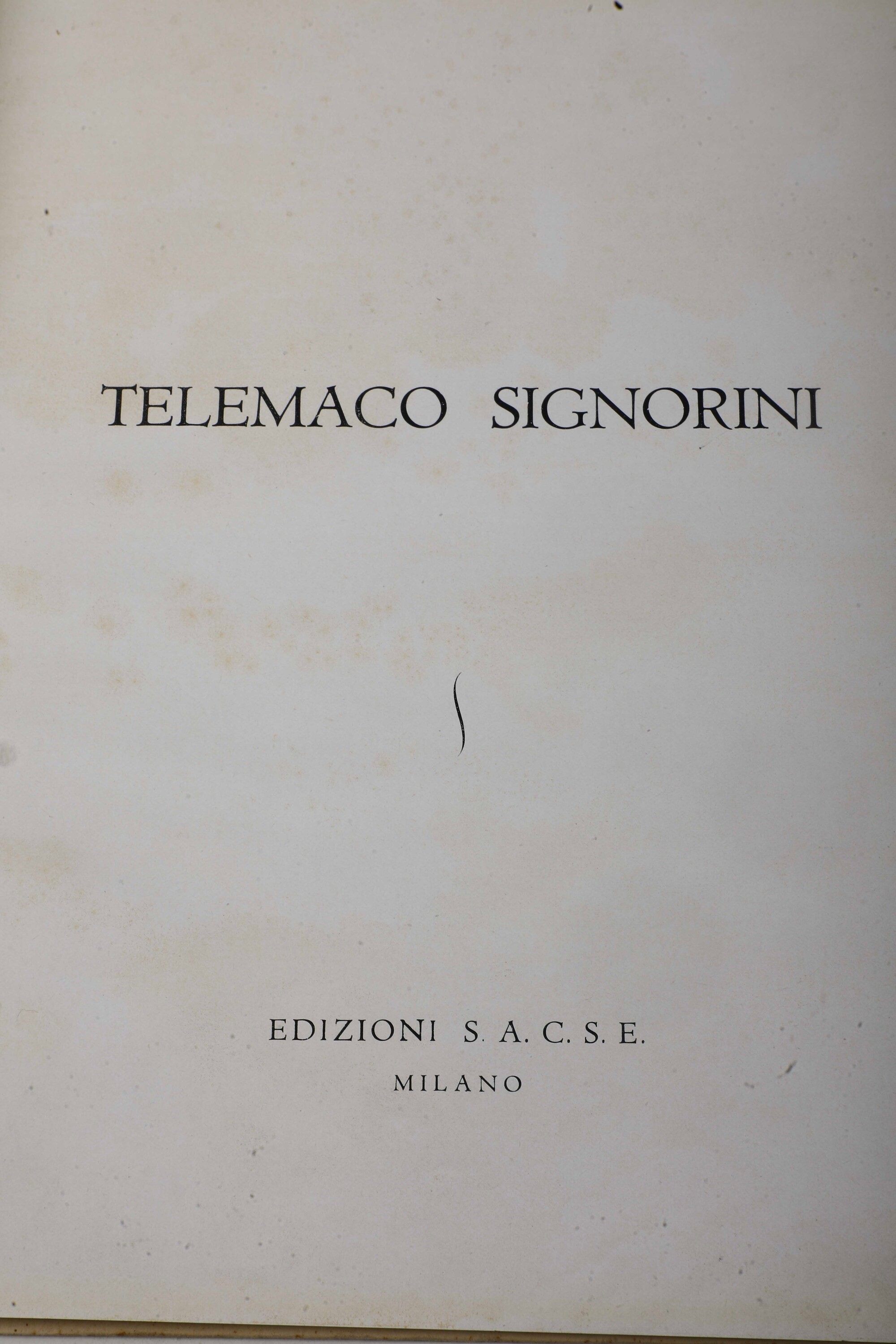Somarè, Enrico (1889-1953), La raccolta di Luigi Frugone, in-folio, rilegato in mezza pergamena