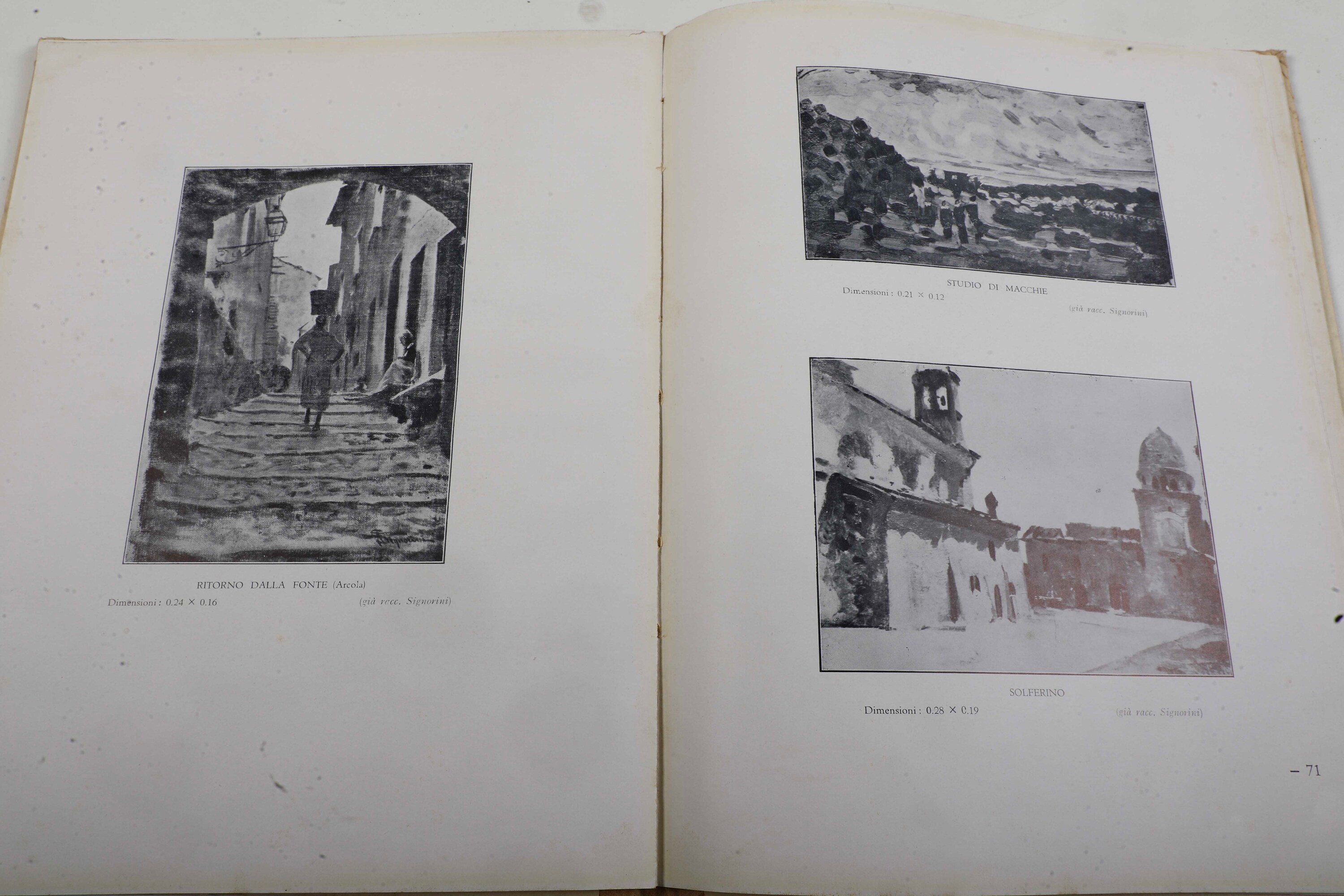 Somarè, Enrico (1889-1953), La raccolta di Luigi Frugone, in-folio, rilegato in mezza pergamena