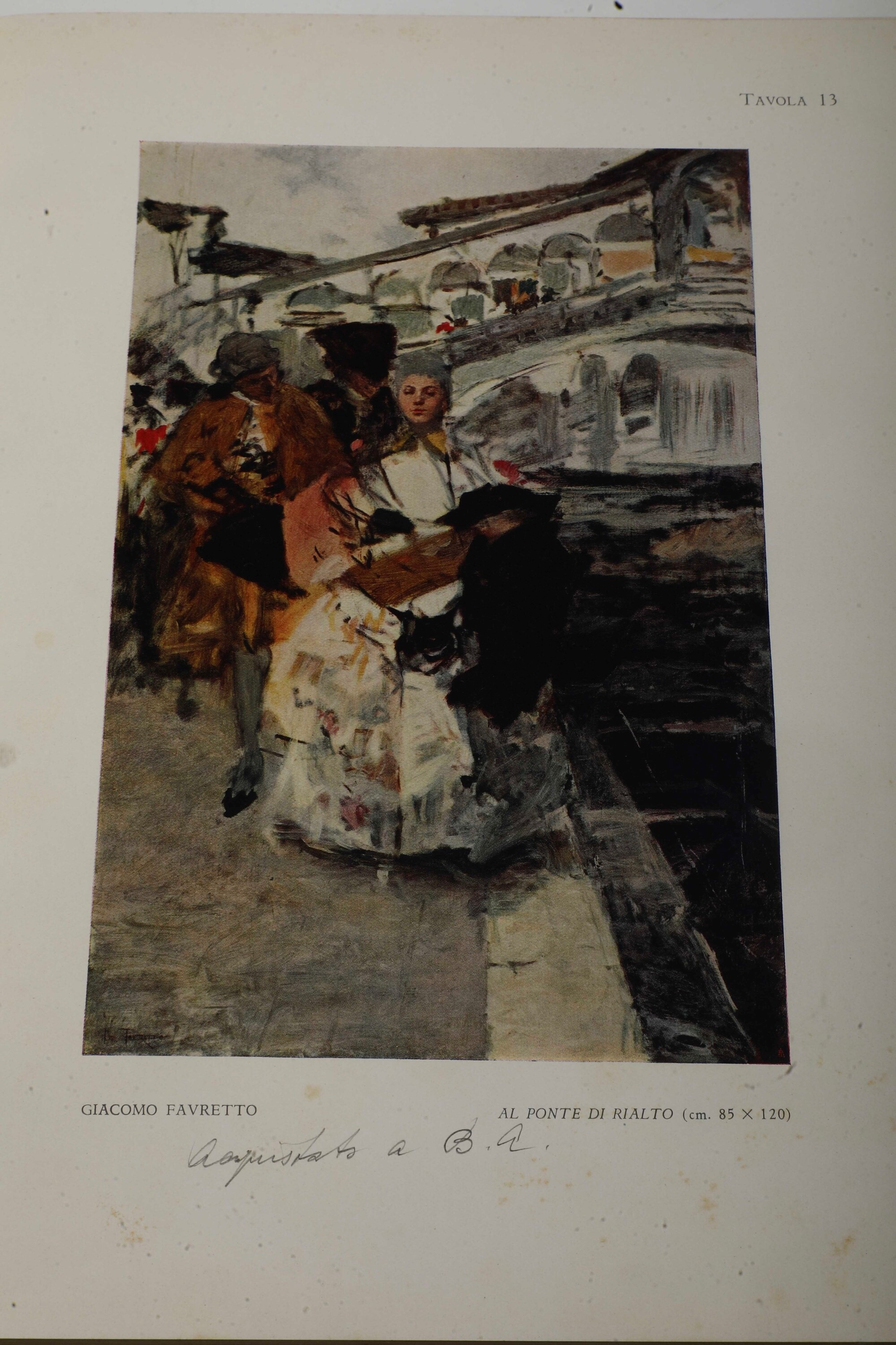 Somarè, Enrico (1889-1953), La raccolta di Luigi Frugone, in-folio, rilegato in mezza pergamena