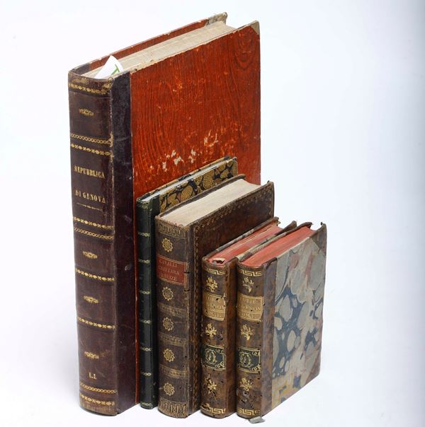 Raccolta di quattro opere di argomento genovese