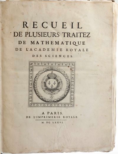 Autori Vari - M. Blondel M. Picard M. Mariot M Frenicle- Ect Recueil De Plusieurs Traitez De Math...