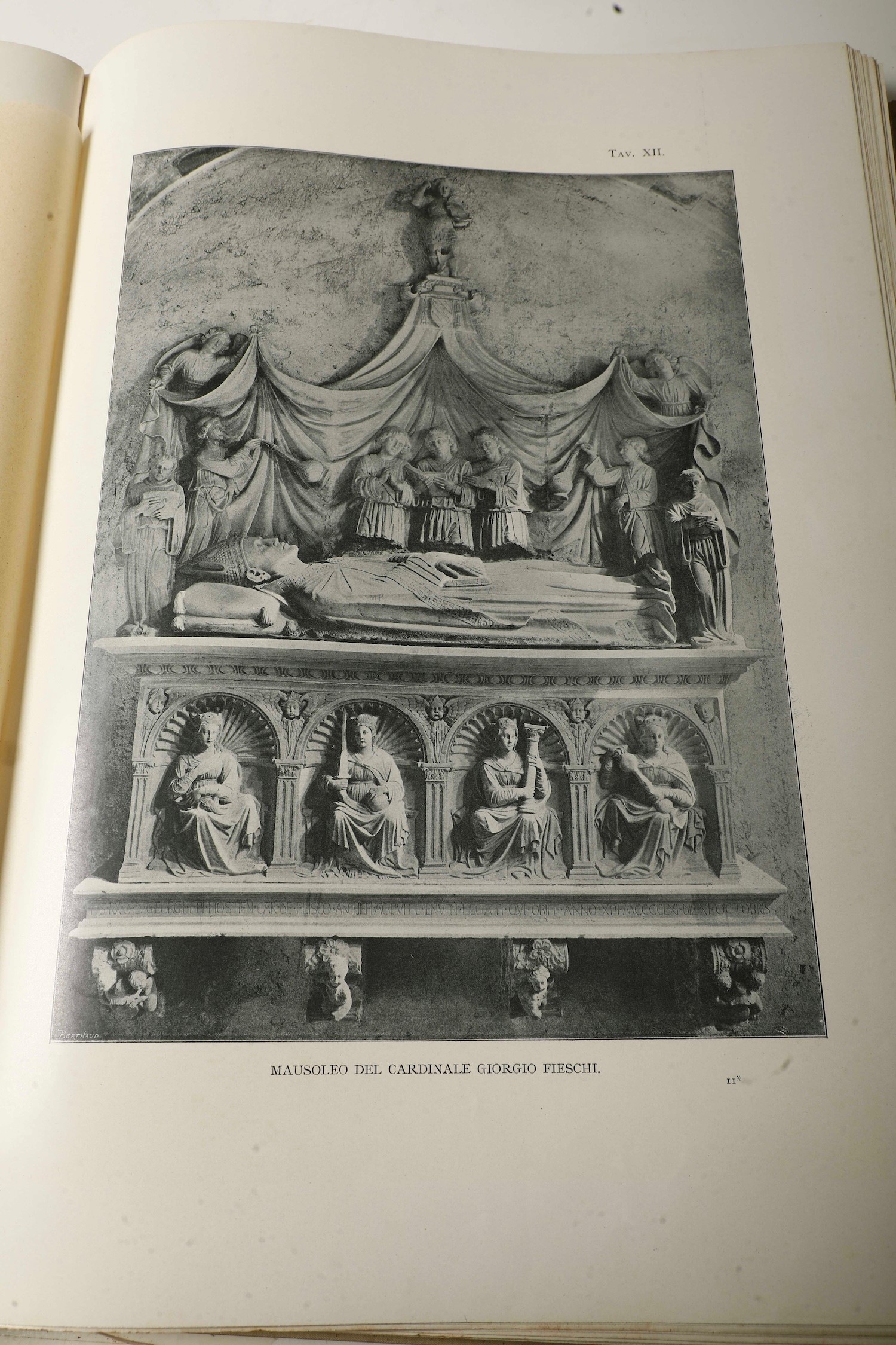 Cervetto, Luigi Augusto, Gaggini da Bissone - Loro opere in Genova e altrove, in-folio, 1903