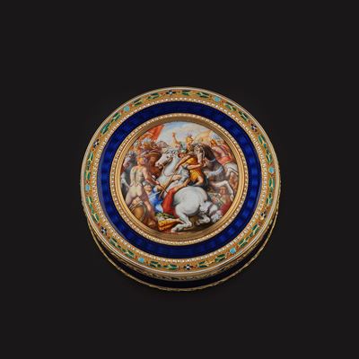 Scatola in Oro, Guilloché, Attribuibile a Jean-joseph Barrière (documentato fra il 1763 e il 1793...