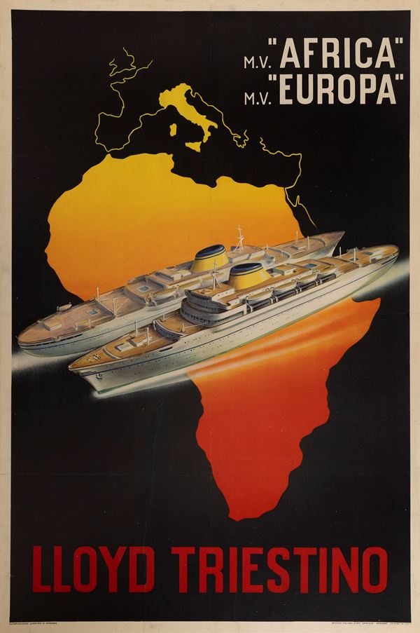 Anonimo - Lloyd Triestino Africa - Europa.