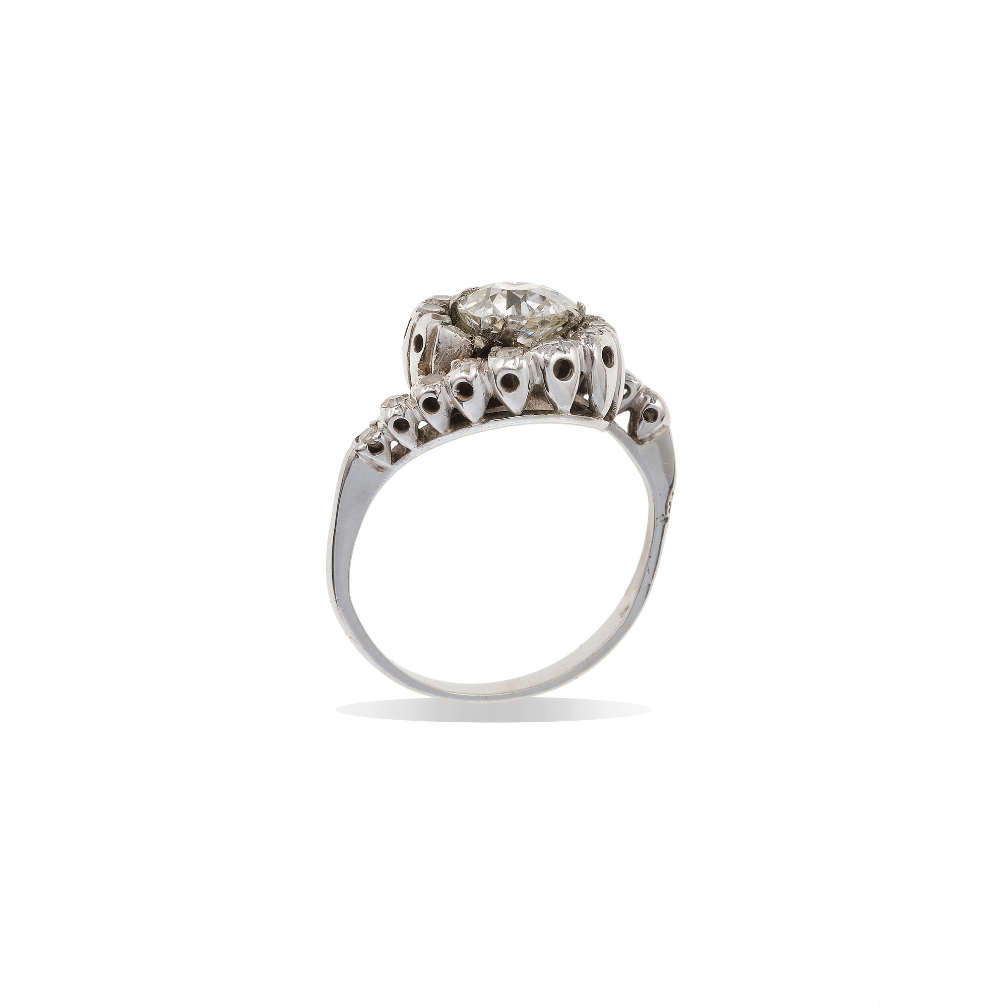 Anello con Diamante di Ct 1.00 Circa